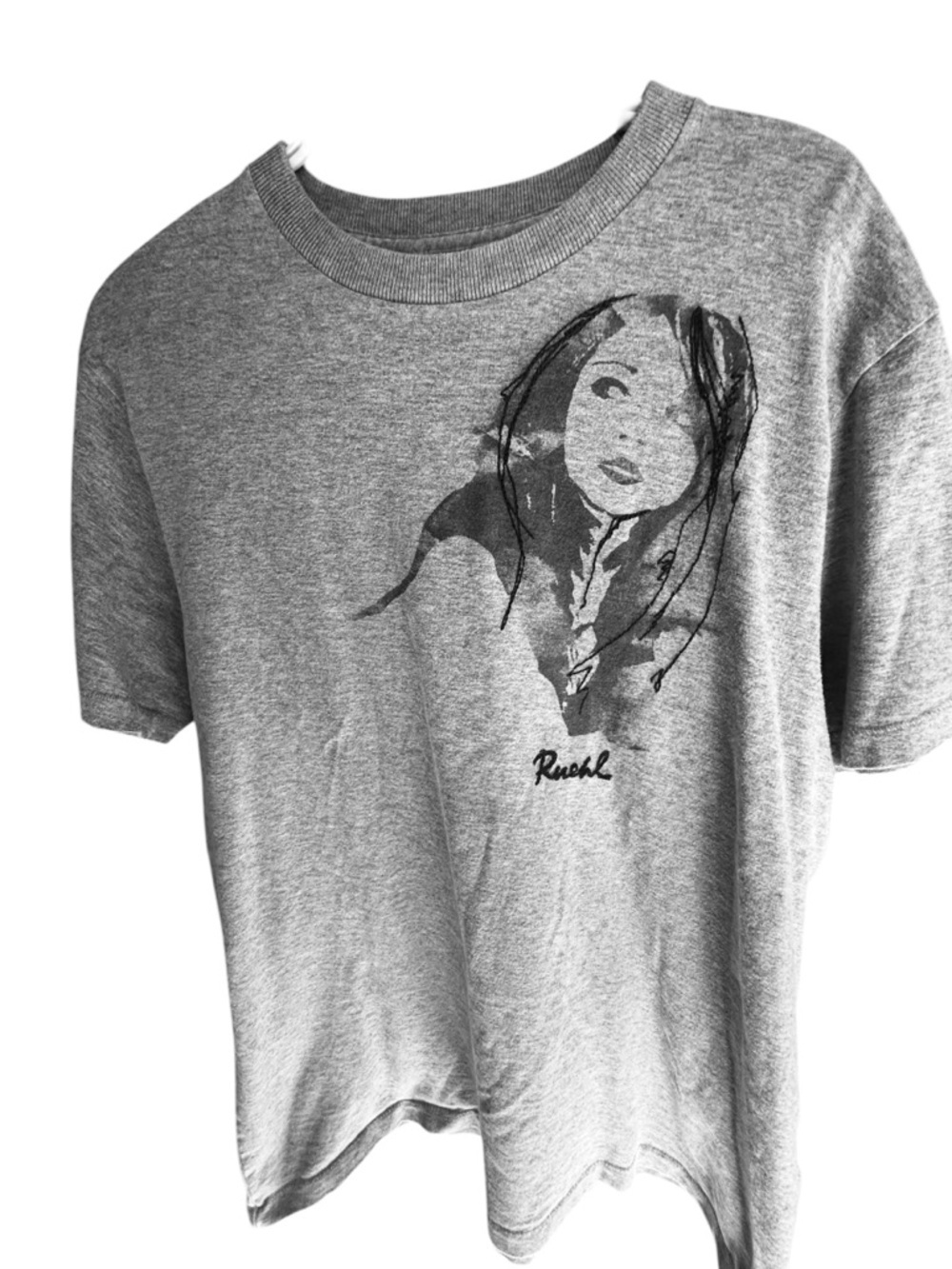 Ruehl No.925 Gray Short-Sleeve Graphic Tee with Portrait